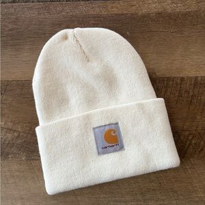 White Carhartt Beanie
